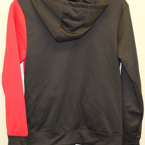 Nike Jordan Boys' XL 13-15 Jacket Therma-Fit Jordan Black Red Full Zip Hoodie - Picture 5 of 8
